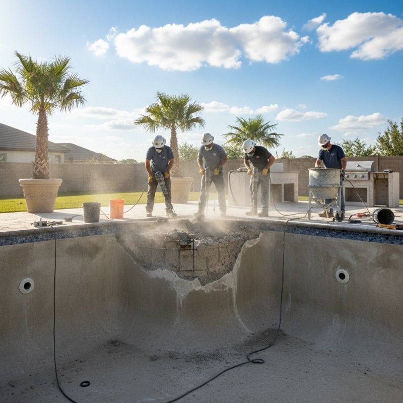 Concrete Pool Patio Repair