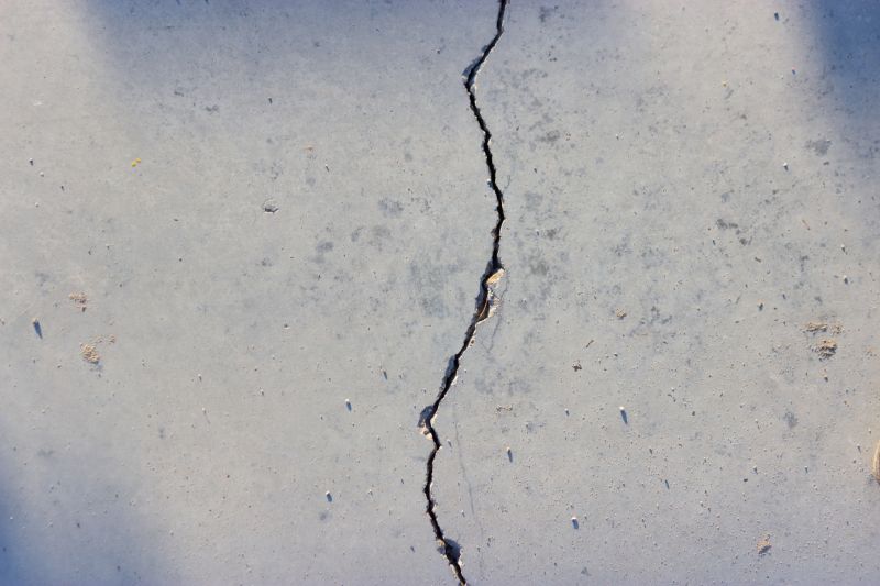 Cracked Concrete Surface